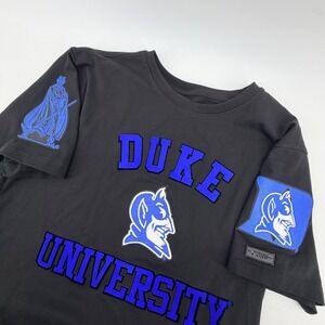 Pro Standard Duke University‎ T-Shirt Mens Medium Black Chenille Patch